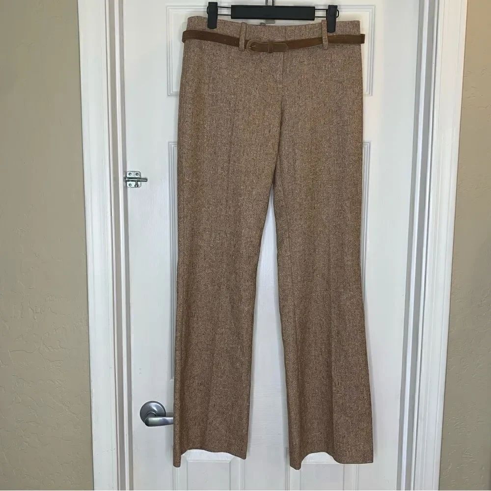 Bebe Antique Gold Color Low Rise Trouser Size 6
